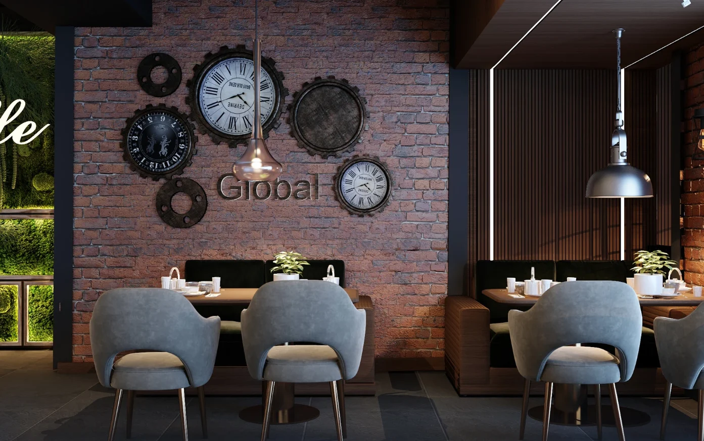 Global Restaurant – Restaurant Tasarım projesi