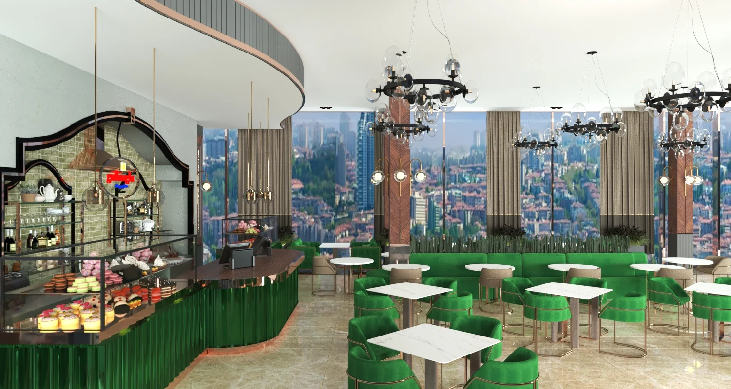Güllüoğlu-Yda Center – Restaurant Tasarım projesi