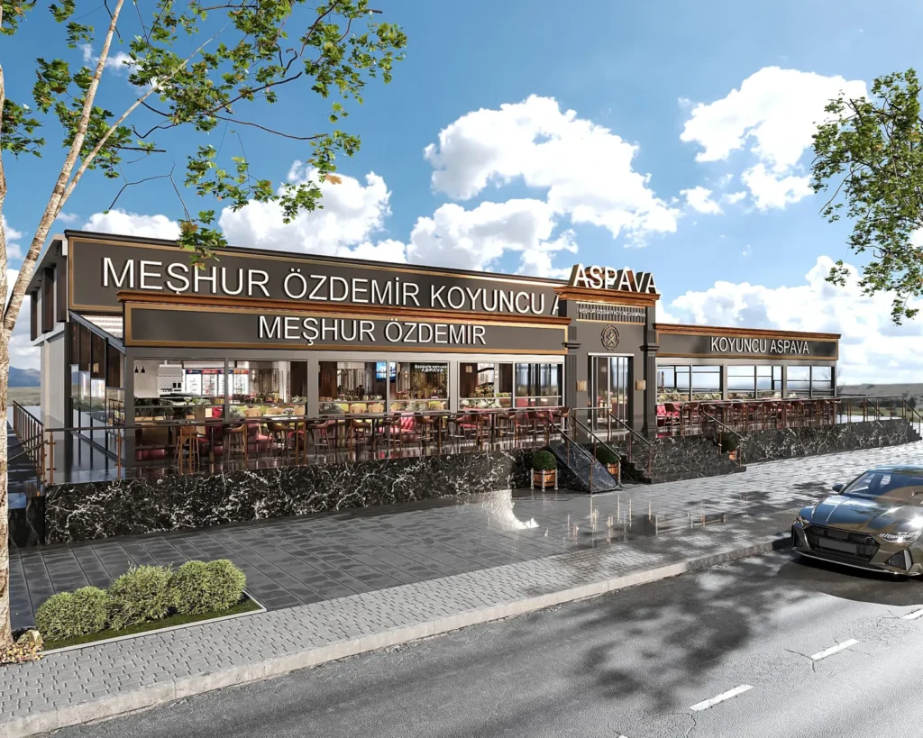 Meşhur Özdemir Koyuncu Aspava – Restaurant Tasarım projesi