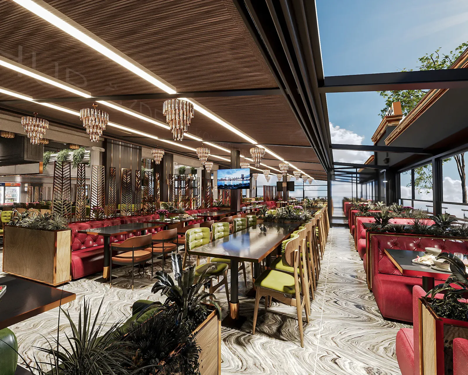 Meşhur Özdemir Koyuncu Aspava – Restaurant Tasarım projesi