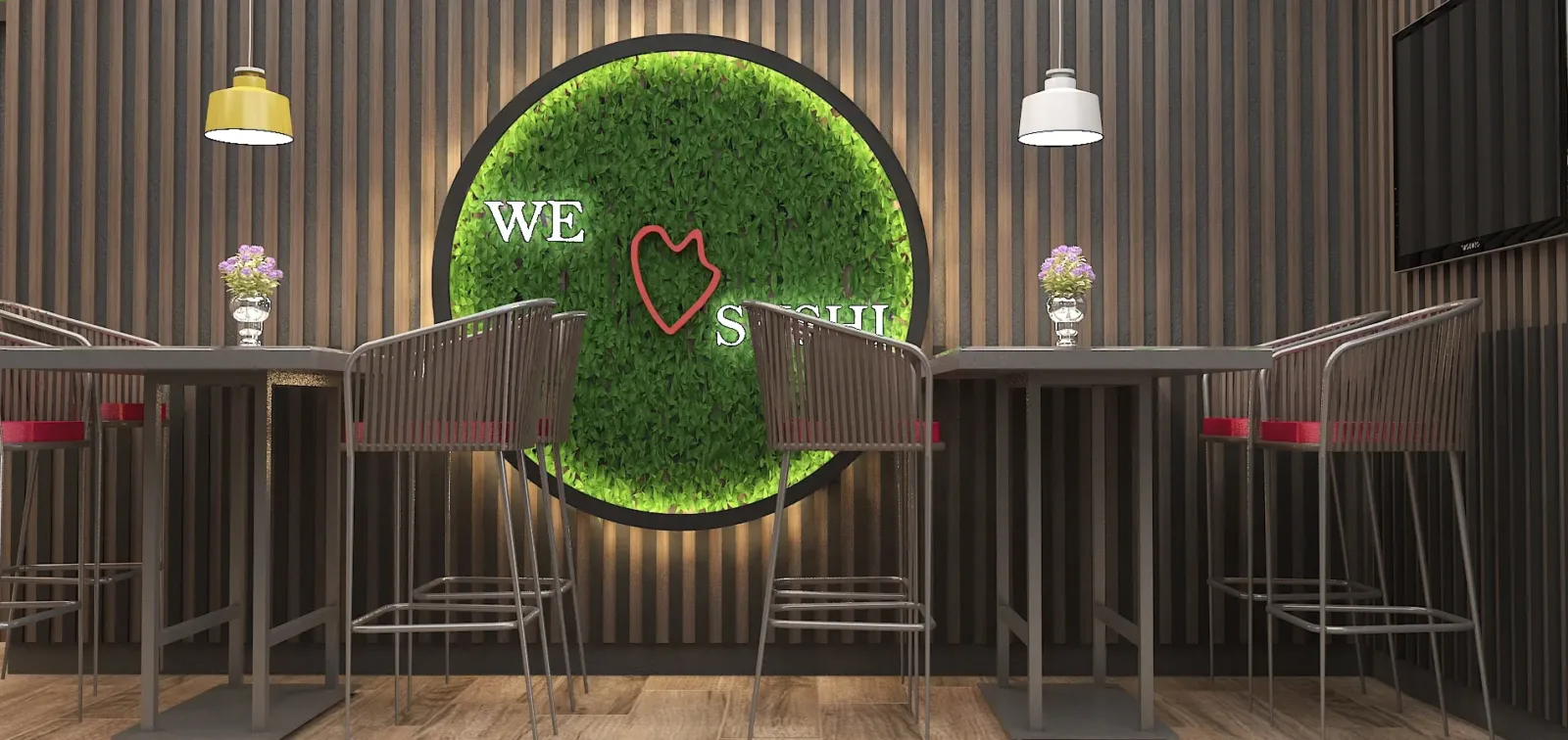 SushıPalace Frankurt – Cafe Tasarım projesi