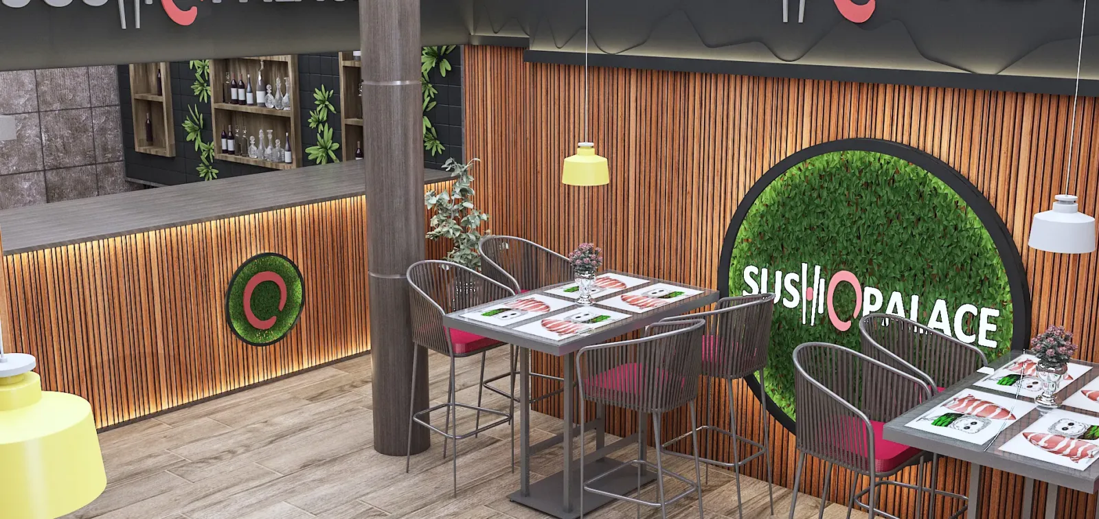 SushıPalace Frankurt – Cafe Tasarım projesi