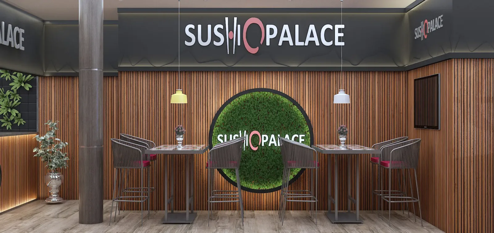 SushıPalace Frankurt – Cafe Tasarım projesi